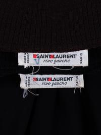 Two Yves Saint Laurent Haute Couture Knit Tops with Sheer Sleeves, 1980-90s