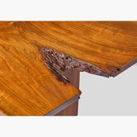 George Nakashima Exceptional English Walnut "Conoid" Desk, New Hope, Pennsylvania, 1972