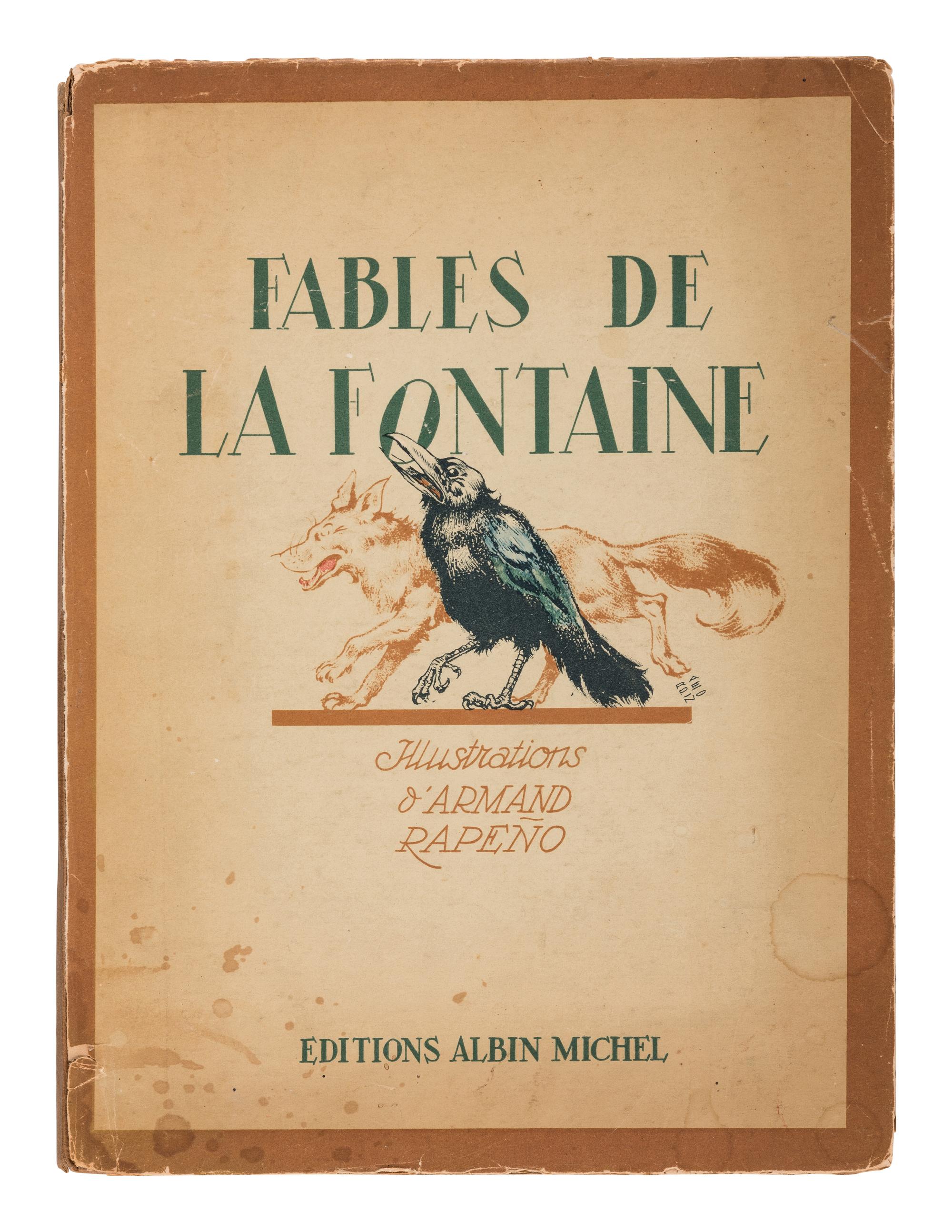 [FONTAINE, Jean de la (1621-1695)] -- A group of 10 editions of Fontaine's Fables or about Fontaine, including: