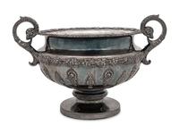 A Scottish Victorian Silver Punch Bowl
