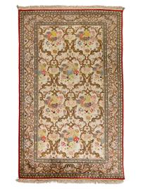 A Tabriz Silk Rug