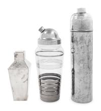 A Group of Three Cocktail Shakers