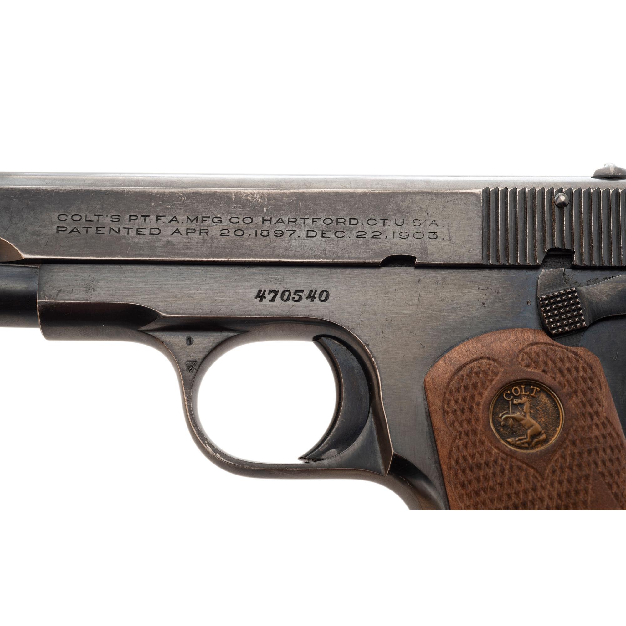 **Colt 1903 Pocket Hammerless Type IV .32 in Holster