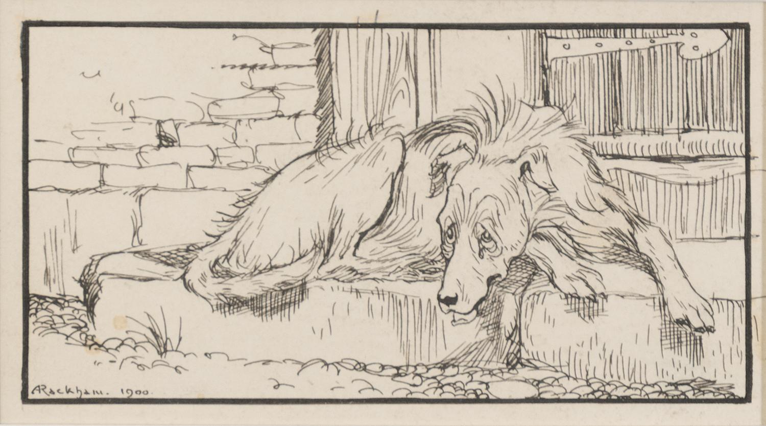 Arthur Rackham, (British, 1867-1939), Old Sultan (For Grimm's Fairy Tales), 1900
