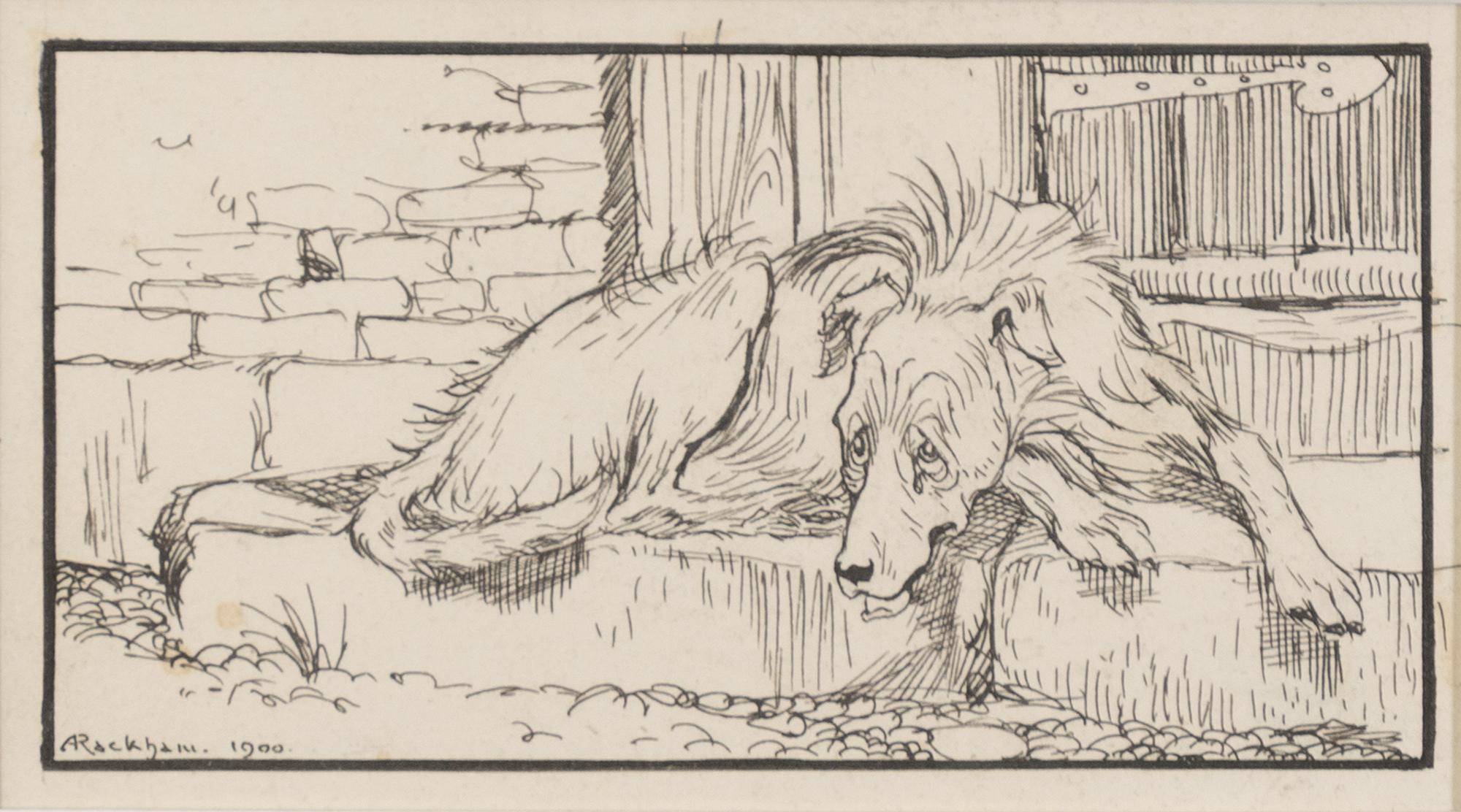 Arthur Rackham, (British, 1867-1939), Old Sultan (For Grimm's Fairy Tales), 1900