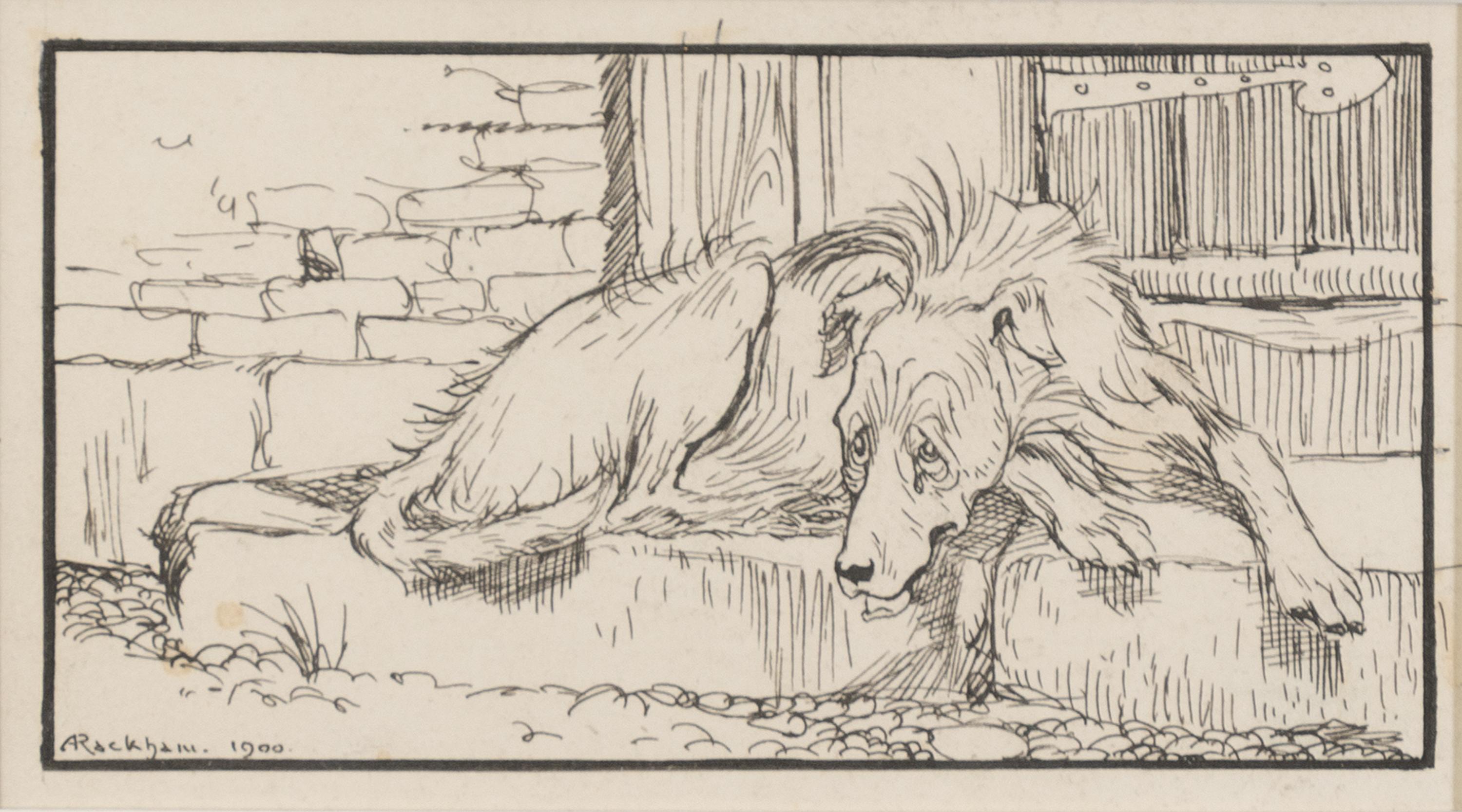 Arthur Rackham, (British, 1867-1939), Old Sultan (For Grimm's Fairy Tales), 1900