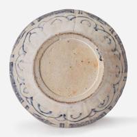 A large Vietnamese blue and white covered lobed box Le dynasty 15th/16th century