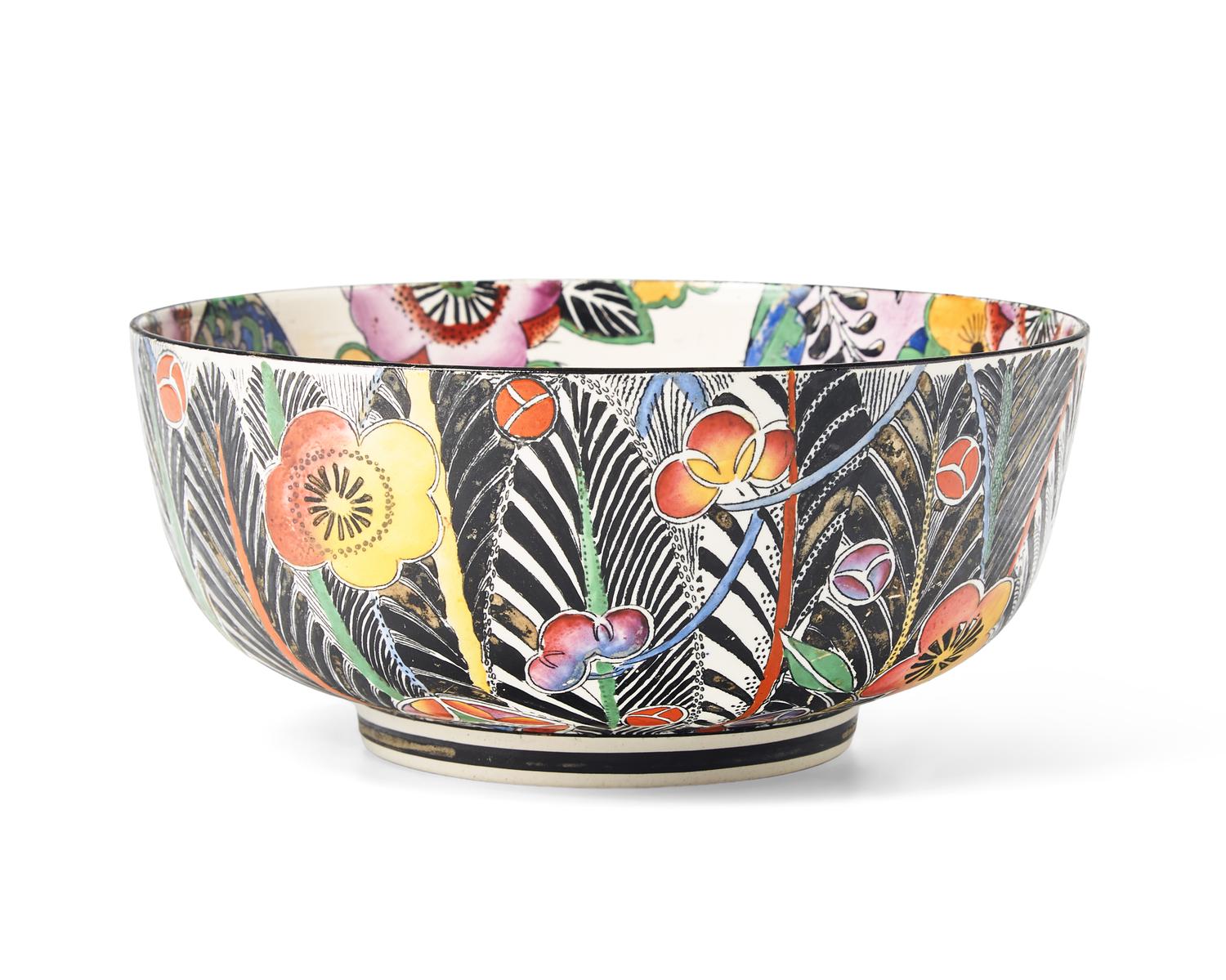 A Wedgwood Polychrome Enameled Ceramic Bowl