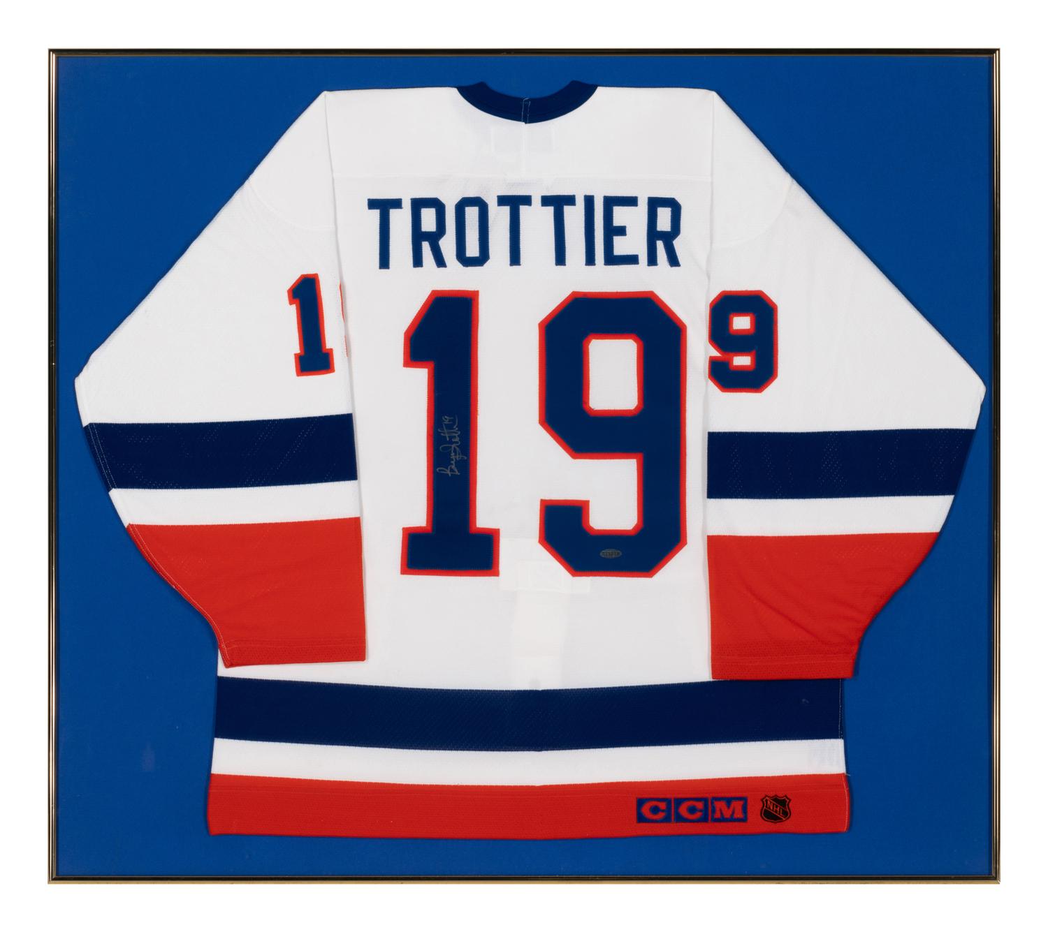A Group of Signed Autograph Hockey Hall of Fame Jersey Displays