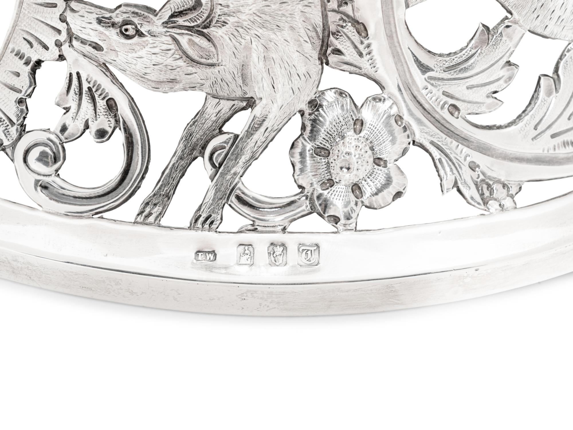 An Irish Silver Dish Ring