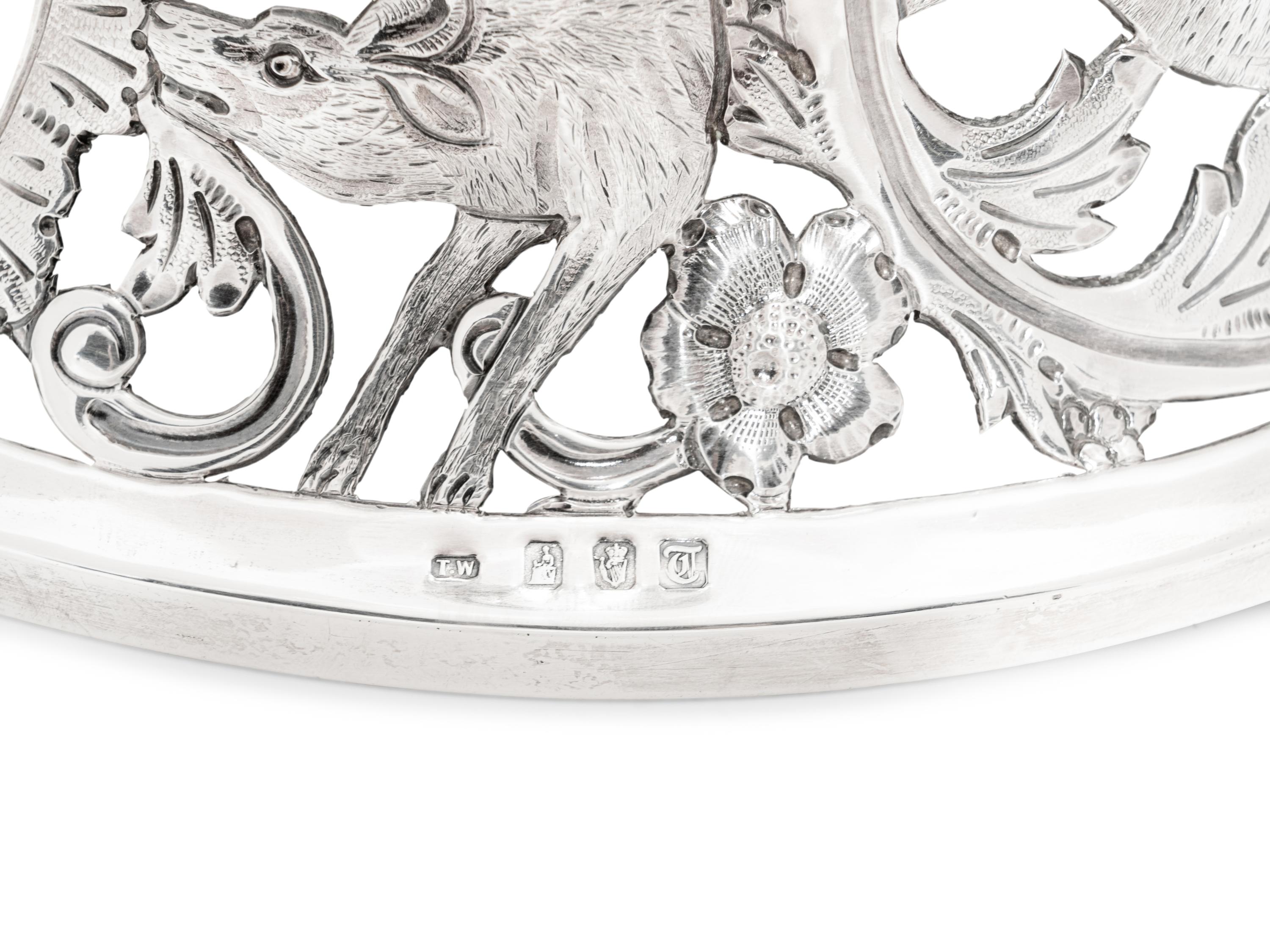 An Irish Silver Dish Ring