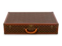 Louis Vuitton Alzer 80 Hard Side Suitcase in Monogram Canvas, Mid 20th Century