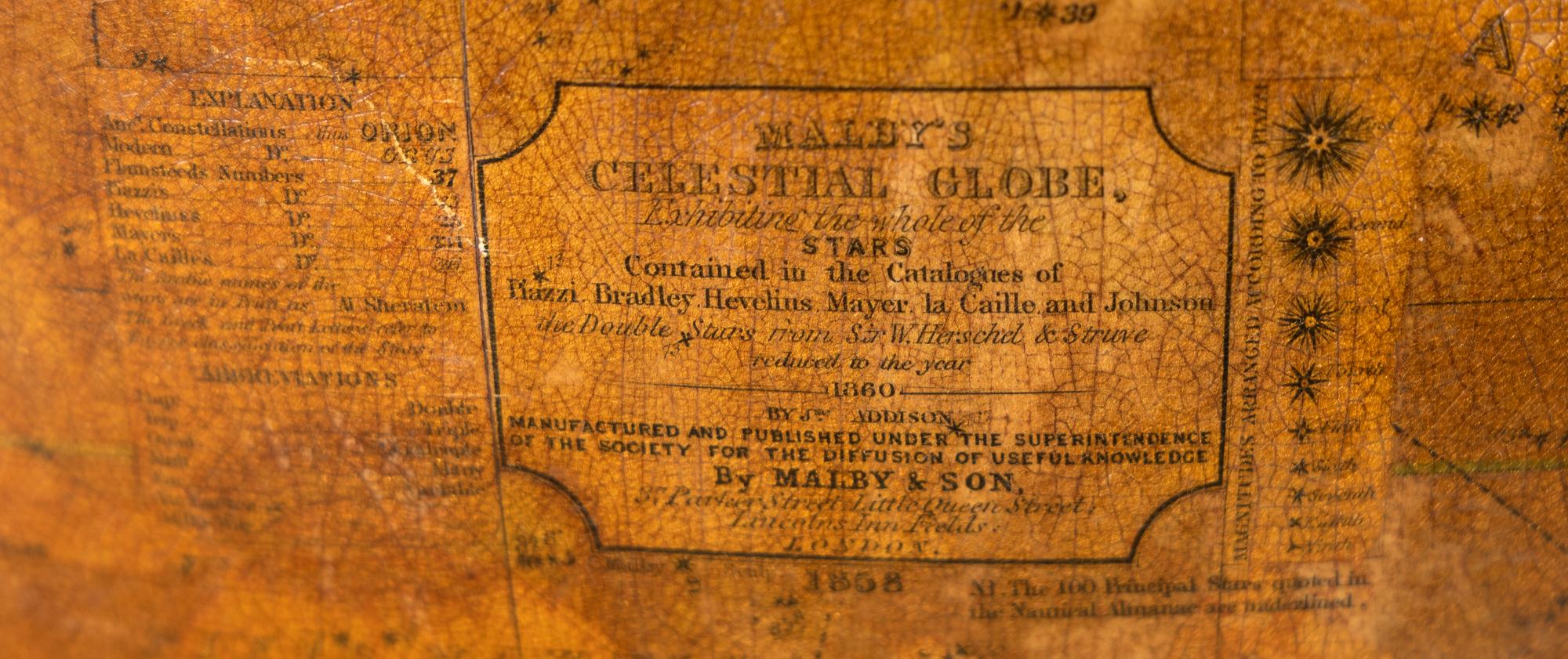 An English Eighteen-Inch Celestial Globe
