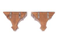 A Pair of Biedermeier Style Wall Brackets