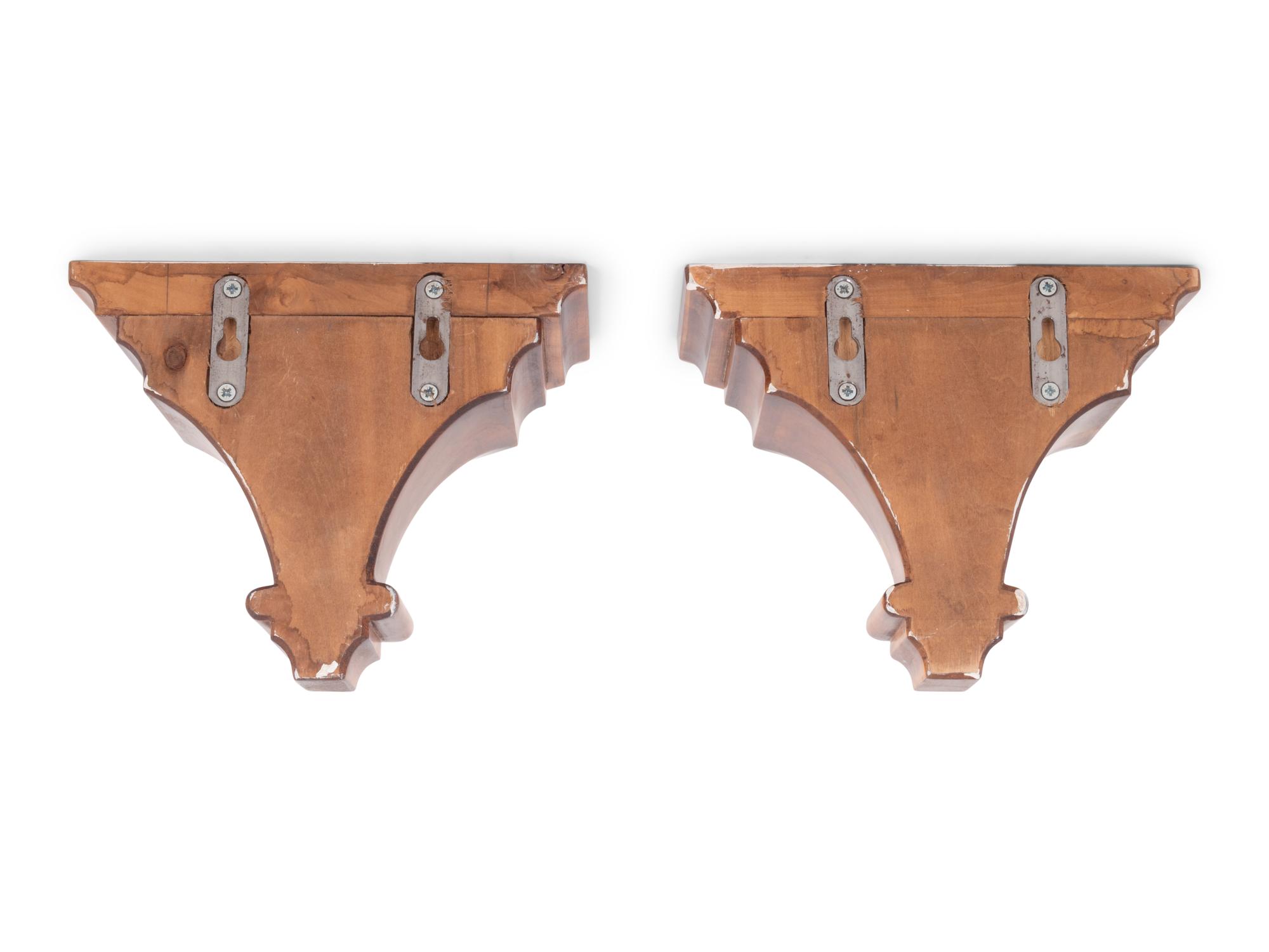 A Pair of Biedermeier Style Wall Brackets