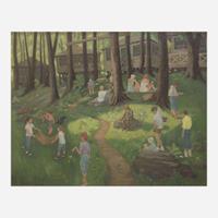 Peggy Bacon (American, 1895-1987) Camp, Alas!