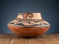 Rio Grande Glaze Ware Pottery Jar