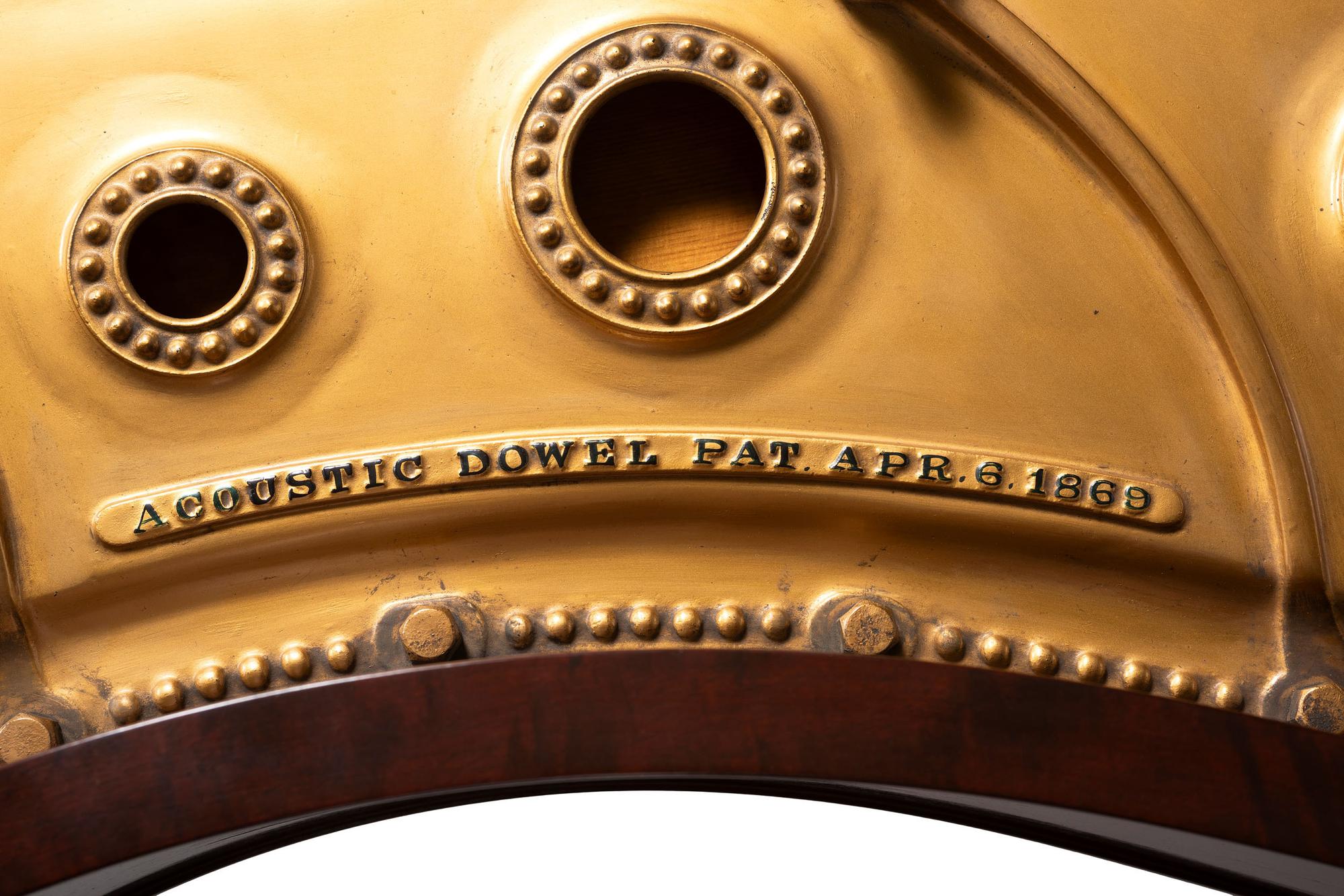 A Steinway and Sons Mahogany Baby Grand Piano