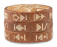 Mi'kmaq Quilled Birchbark Trinket Box