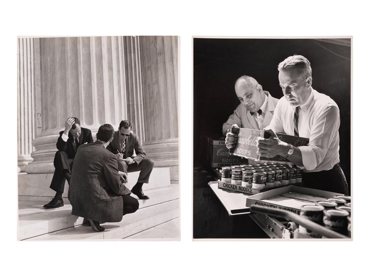 A pair of photographs