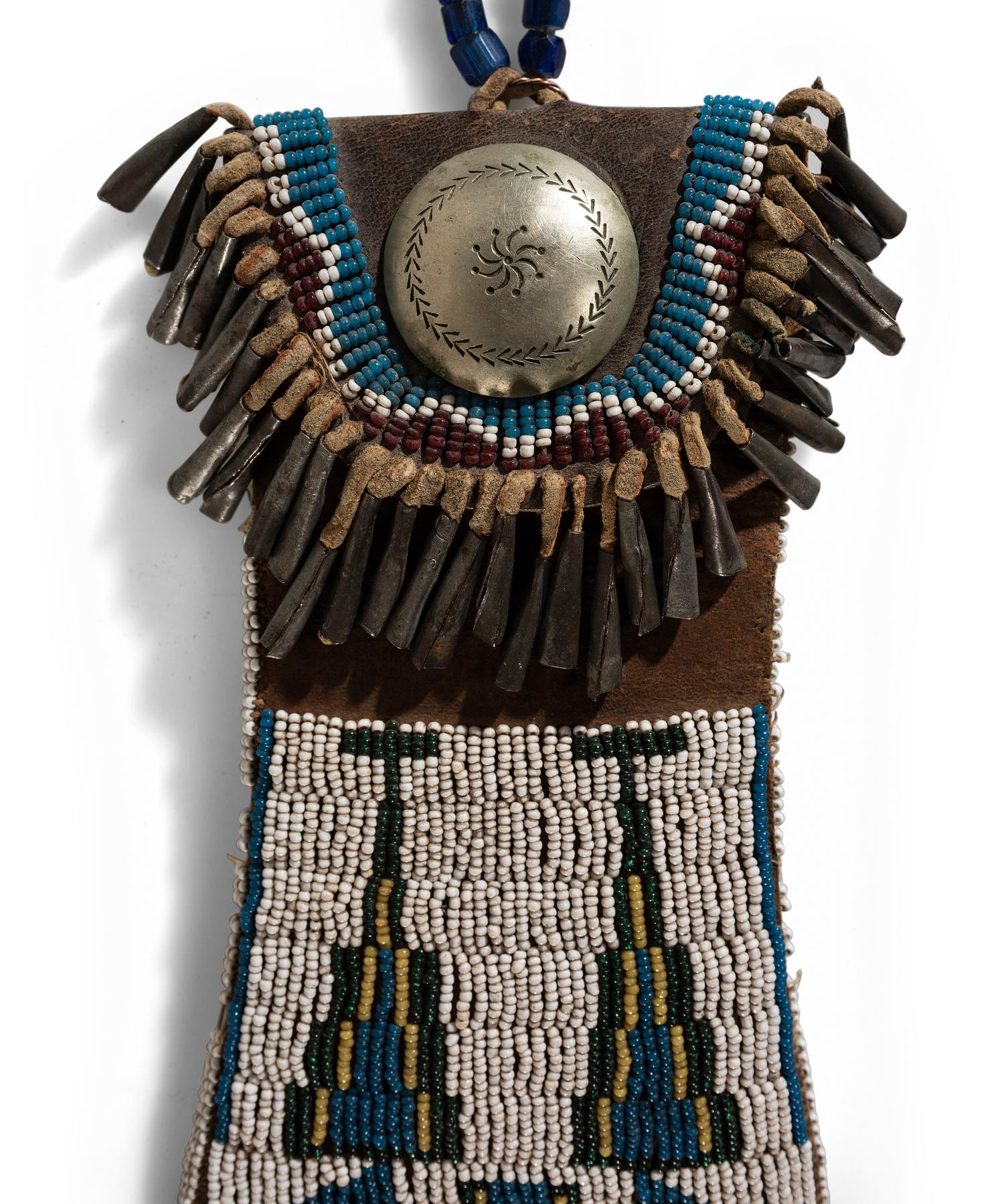 Kiowa Beaded Strike-a-Light Bag