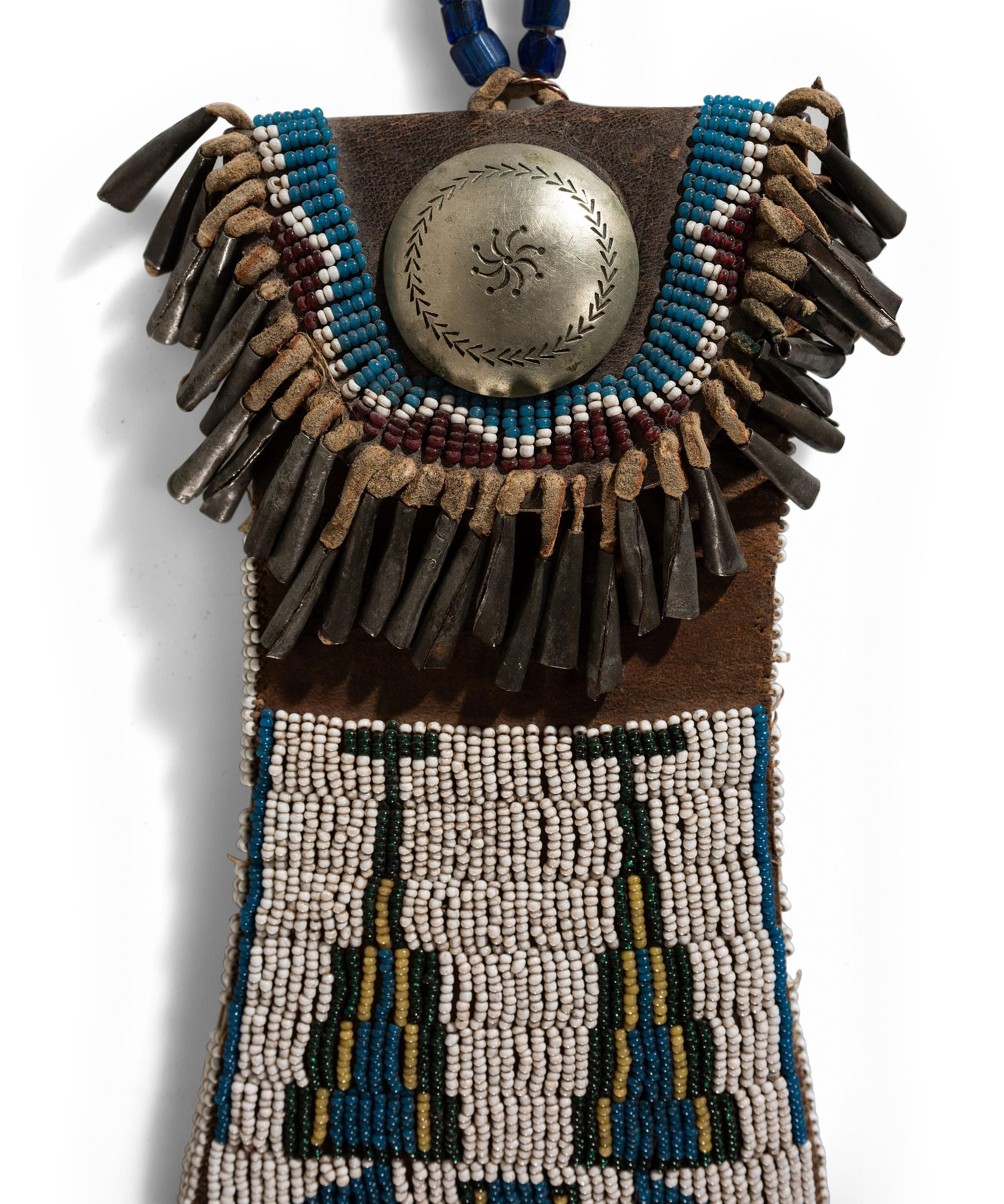 Kiowa Beaded Strike-a-Light Bag