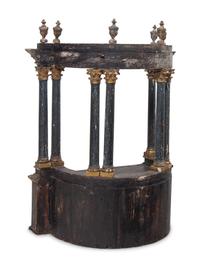 An Italian Painted Architectural Model