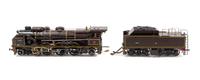 An Aster/Fulgurex Polychrome 1-Gauge S.N.C.F: Nord Locomotive and Tender