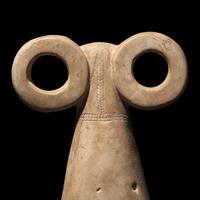 A Mesopotamian Stone Spectacle Idol