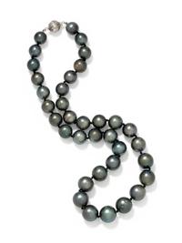 CULTURED TAHITIAN PEARL NECKLACE