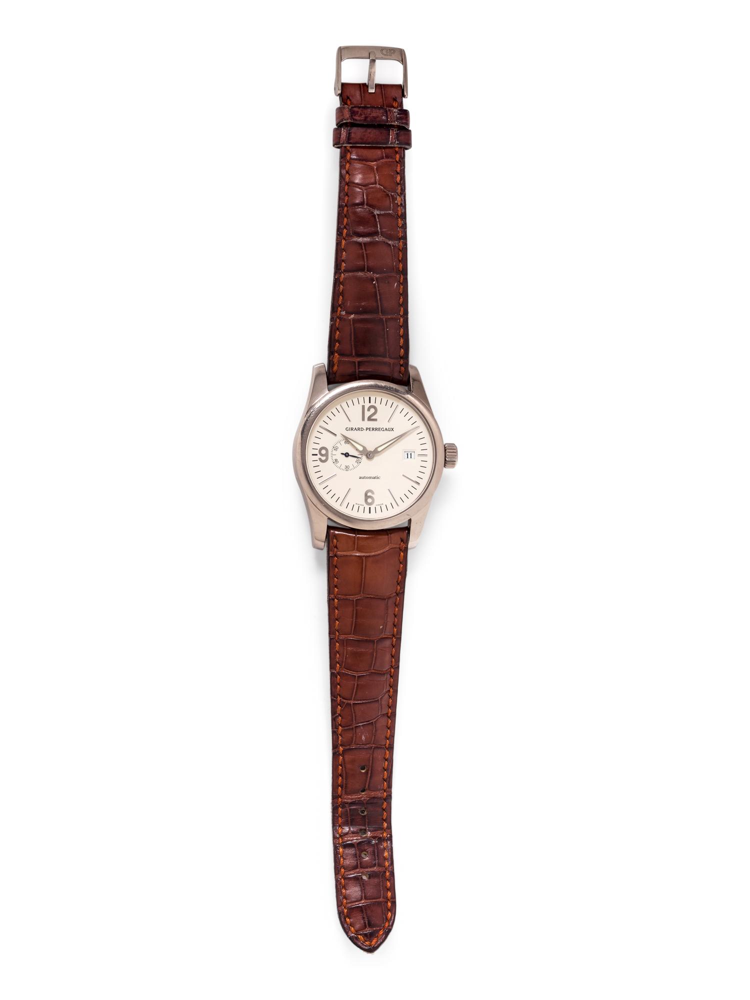 GIRARD-PERREGAUX, 18K WHITE GOLD REF. 4952 WRISTWATCH