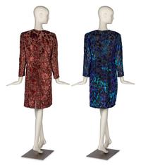 Two Dresses by Richilene and Rizik Brothers