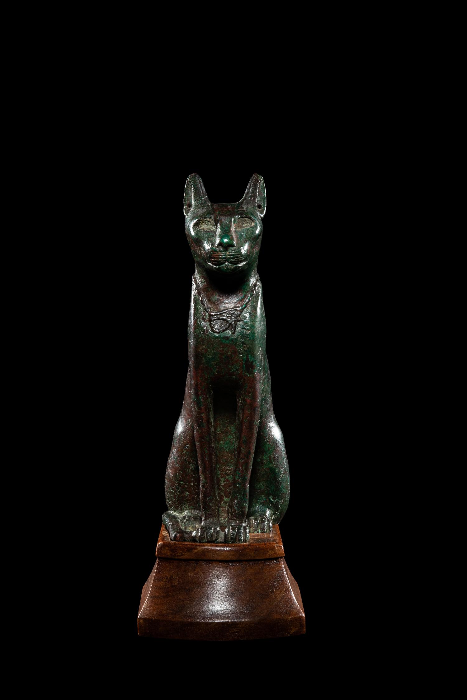 An Egyptian Bronze Cat