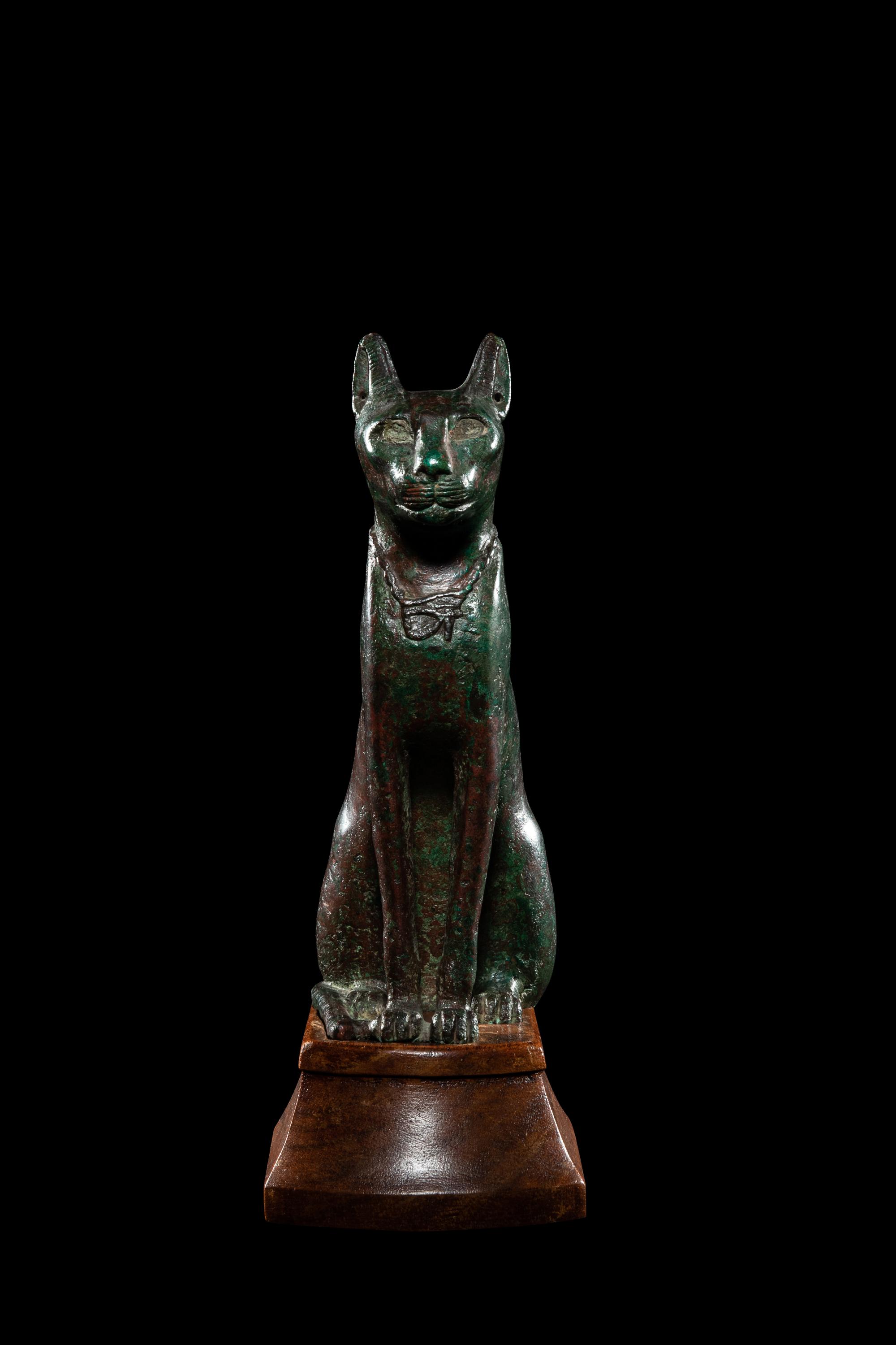 An Egyptian Bronze Cat