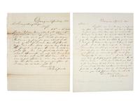 [MICHIGAN]. A group of documents related to Michigan merchant Asa Kingsbury, including: