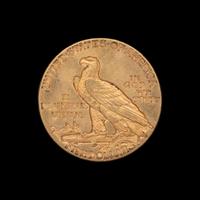 A 1910 Indian Head $5 Gold Coin