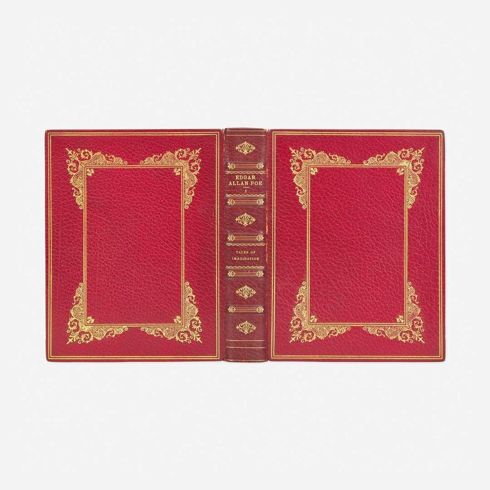 [Fine Bindings] Poe, Edgar Allan The Tales and Poems of Edgar Allan Poe with Biographical Essay by John H. Ingram