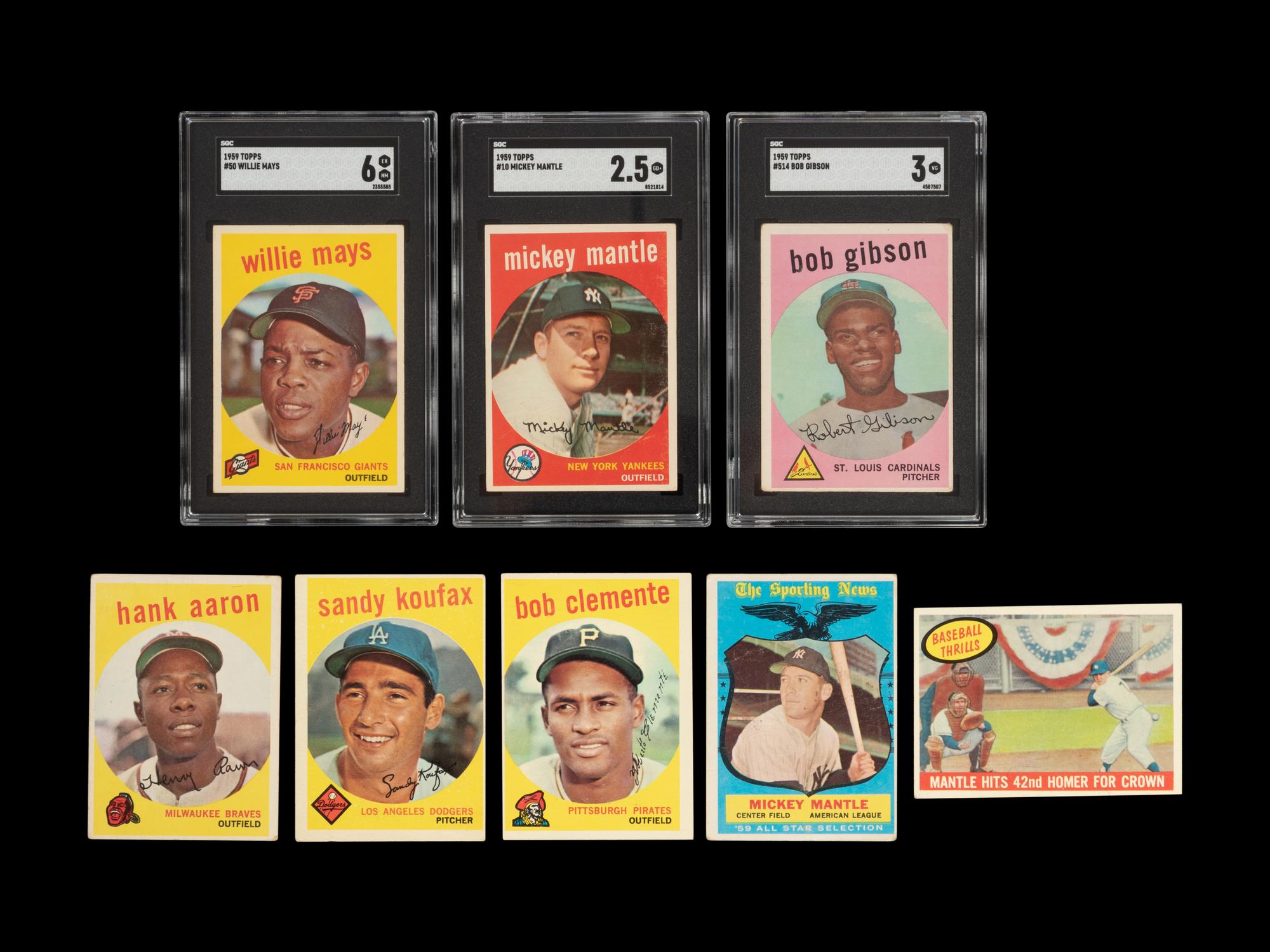 A Complete Set of 1959 Topps Baseball Cards (572/572),