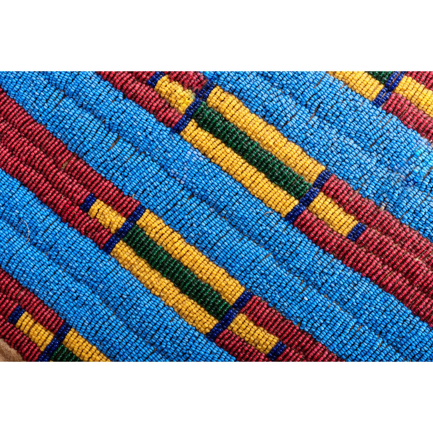 Cheyenne Beaded Hide Possible Bags, Matched Pair