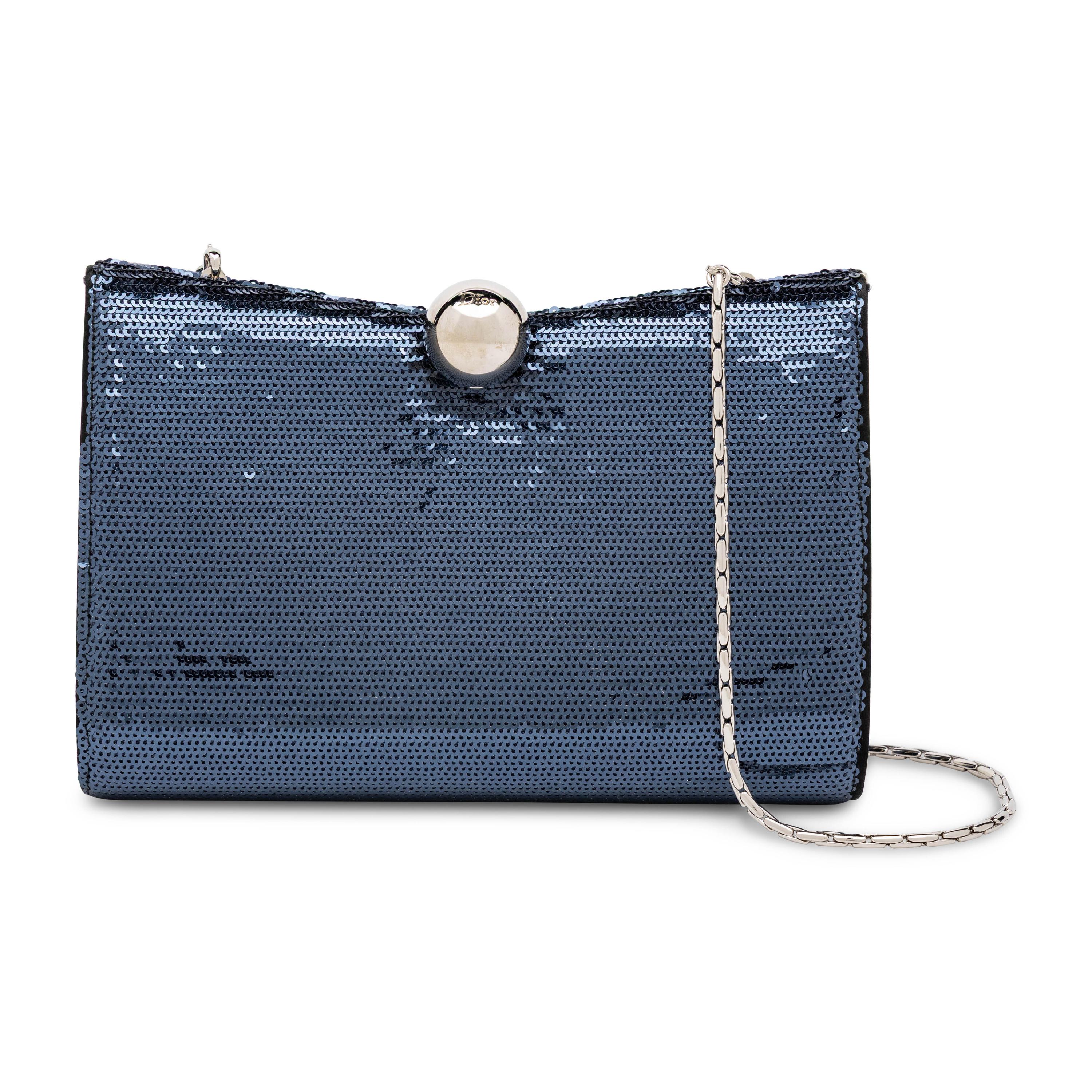 Christian Dior, Navy Sequined Clutch