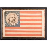 Blaine & Logan, Pair of 1884 Campaign Flags
