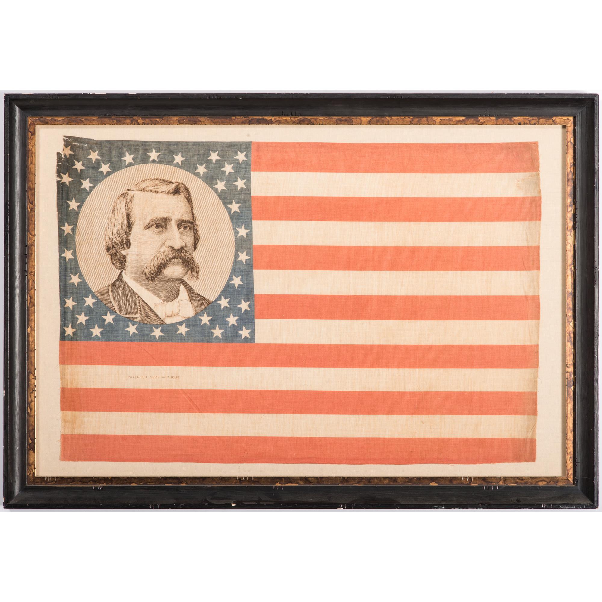 Blaine & Logan, Pair of 1884 Campaign Flags