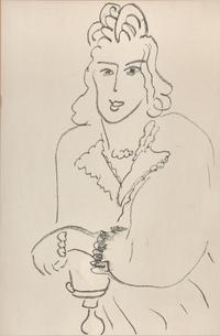 Jeune Femme Coiffure Louis XV from Poèmes de Charles D’Orléans , 1942