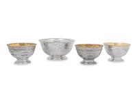 A Group of Tiffany and Co. Silver Presentation Revere Bowls