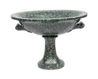 A Carved Green Porphyry Tazza