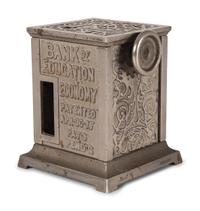 A "Bank of Education and Economy" Cast Iron Mechanical Bank