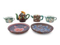 Six Chinese Pottery Tea Articles