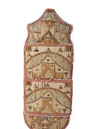 Great Lakes Quilled Birchbark Baskets and Wall Pocket