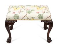 A George II Style Carved Bench