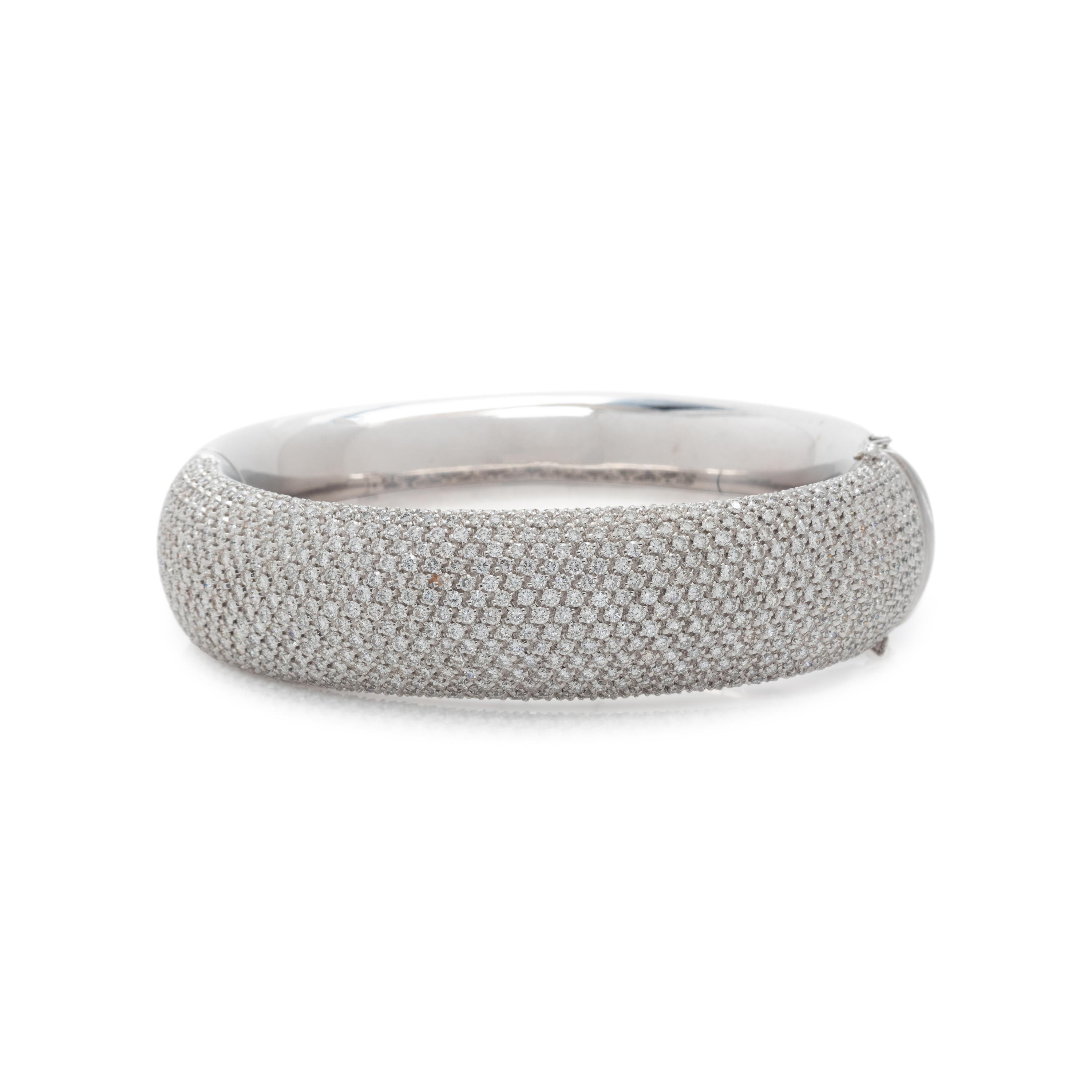 FRENCH, DIAMOND BANGLE BRACELET